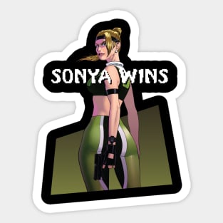 Sonya Blade Mortal Kombat Sticker